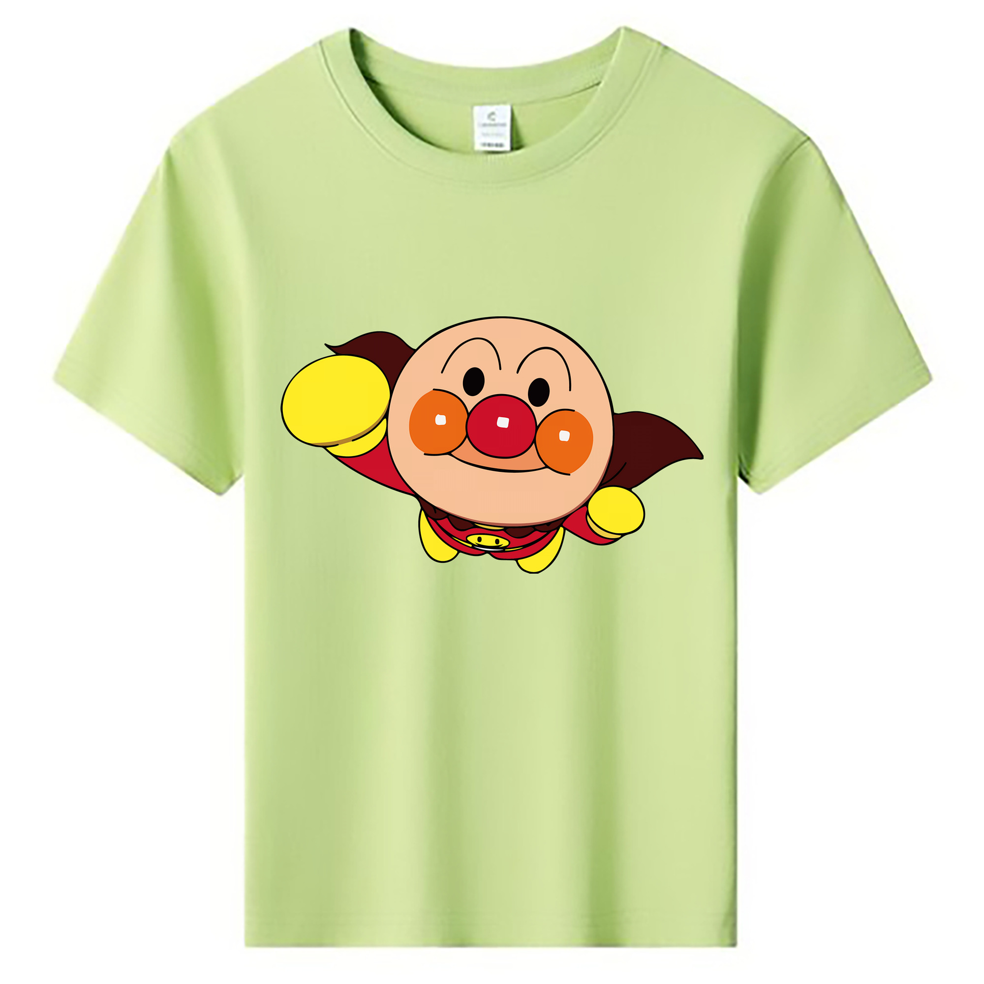 （画像用） アンパンマン Anpanman 綿100％キッズTシャツ（フロントプリント）